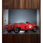 Металлическая табличка Ferrari 166 MM Spider Scaglietti